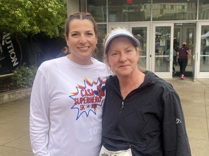 Turak, Harrison Tackle Half Marathon Together